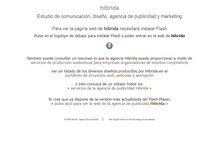 Tablet Screenshot of hibrida.es